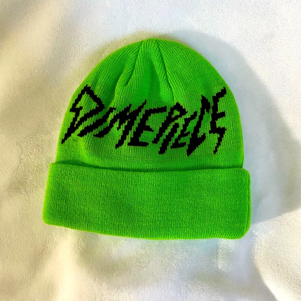 Dimepiece Lime Green Beanie